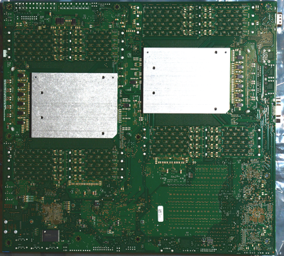 Bottom side view of Talos II PCB Revision 1.00